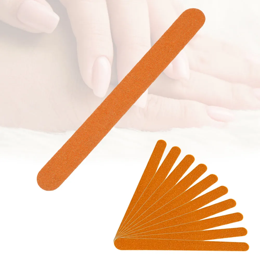 20 Pc Nail Files Emery Board 4.5" Double Sided Gel Manicure Pedicure Beauty Spa