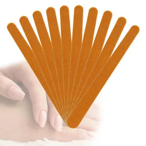 20 Pc Nail Files Emery Board 4.5" Double Sided Gel Manicure Pedicure Beauty Spa