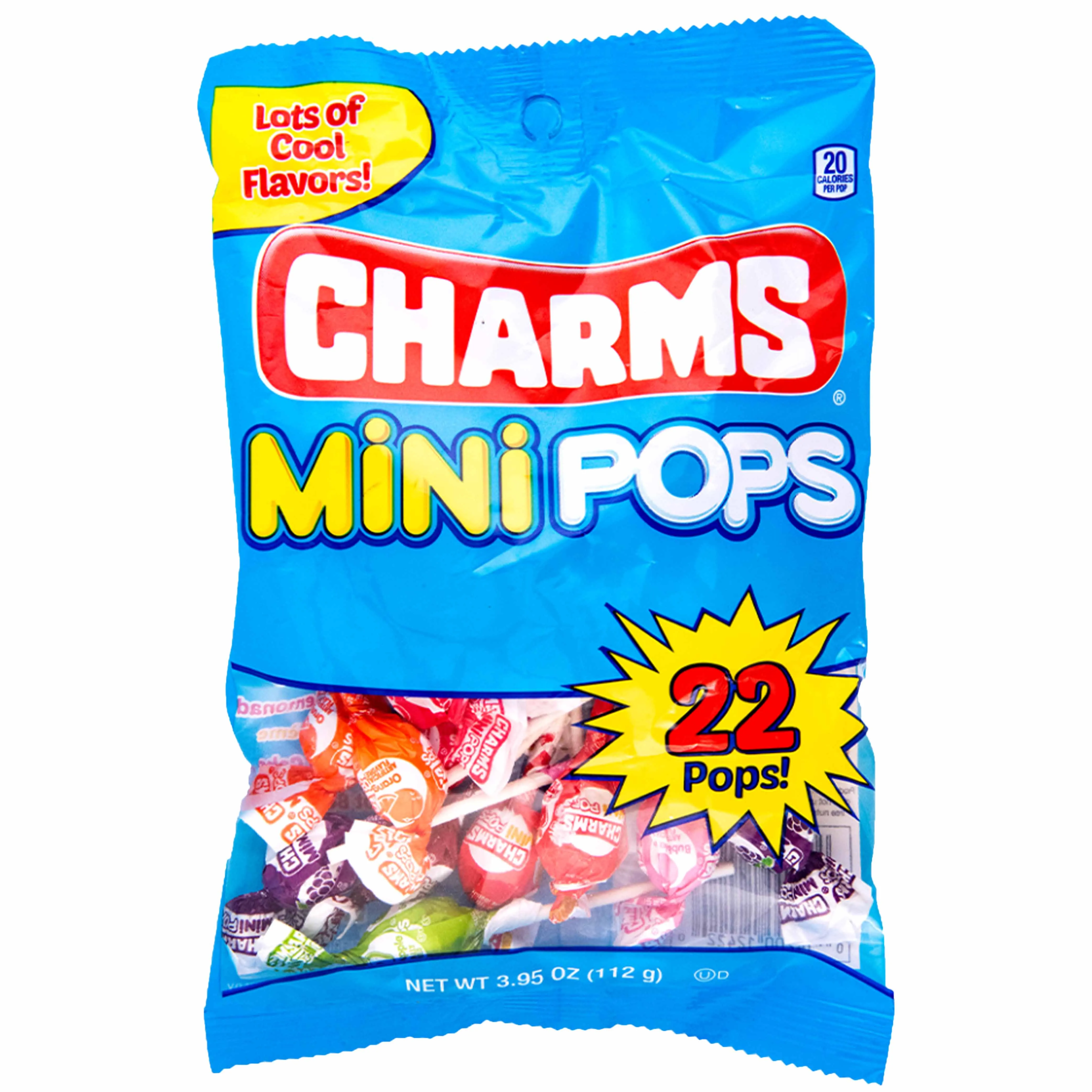 8 Bags Charms Lollipops Suckers Mini Pops Fruit Flavor Assorted Candy 176pc Bulk