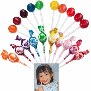 8 Bags Charms Lollipops Suckers Mini Pops Fruit Flavor Assorted Candy 176pc Bulk