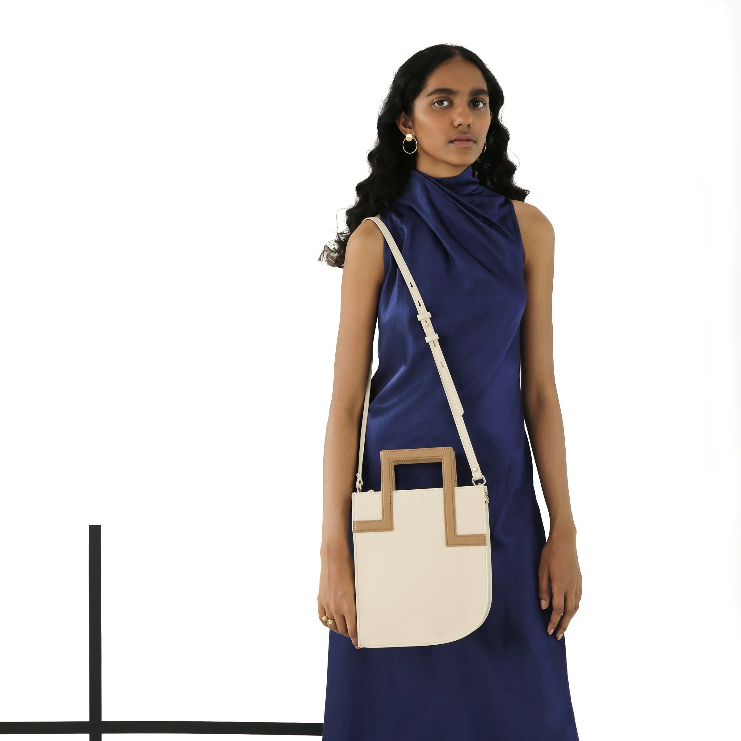 Adisee Tracy Ivory Sand Handbag