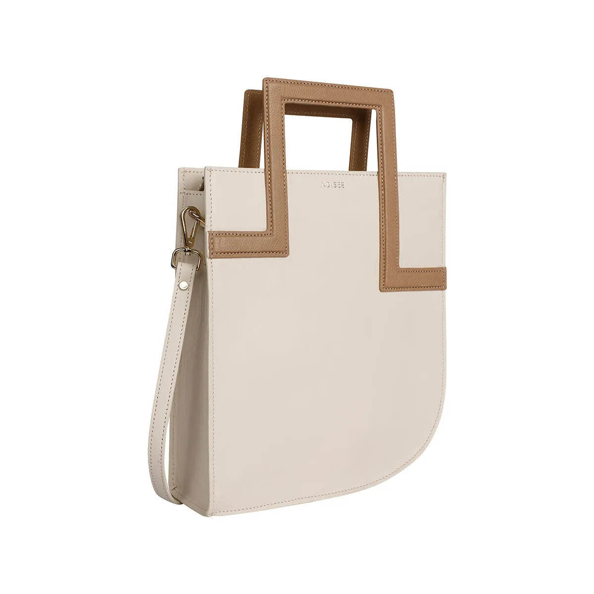 Adisee Tracy Ivory Sand Handbag