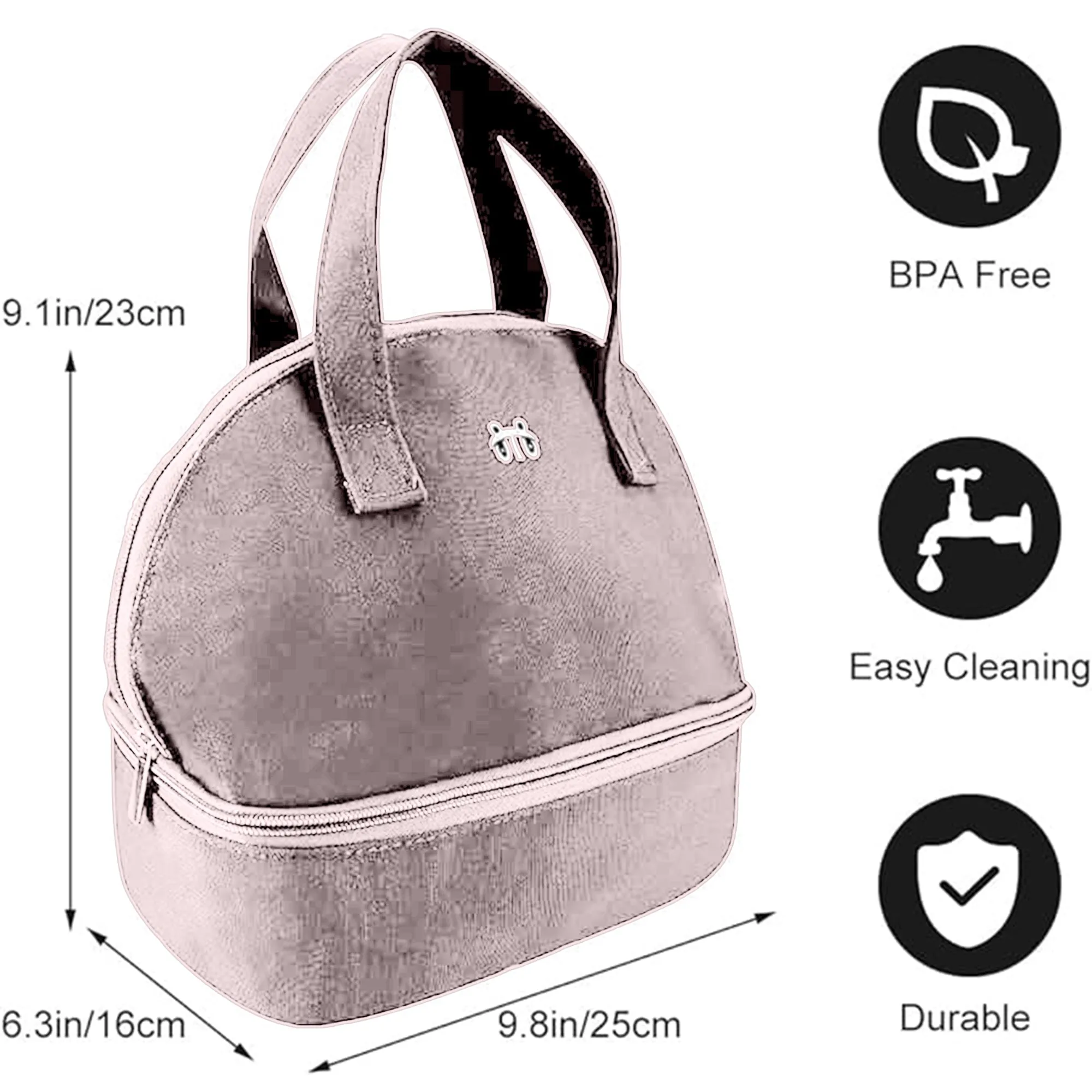 Babymoon Milk Preservation Baby Moms Mothers Diaper Bag | Portable Travel Insulated | Milk Bottle Container Storage Cooler Bag | Grey