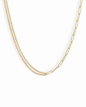 Celine Duo Chain Necklace