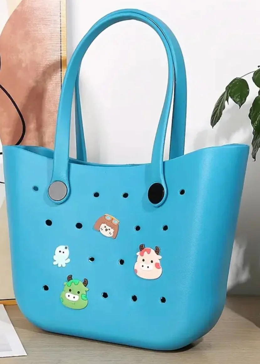 Charlie Crocodile Charms Large Tote Bag