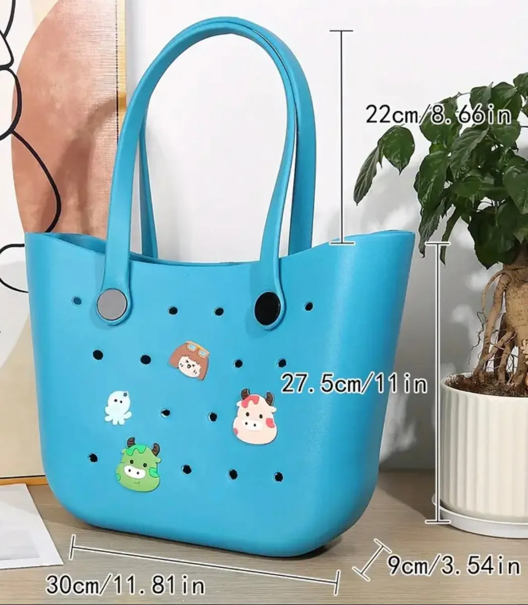 Charlie Crocodile Charms Large Tote Bag