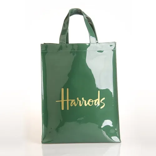 Fashion PVC Reusable Shopping Bag Women's Bag Eco Friendly London Shopper Bag Large Capacity Waterproof Handbag Shoulder Bag