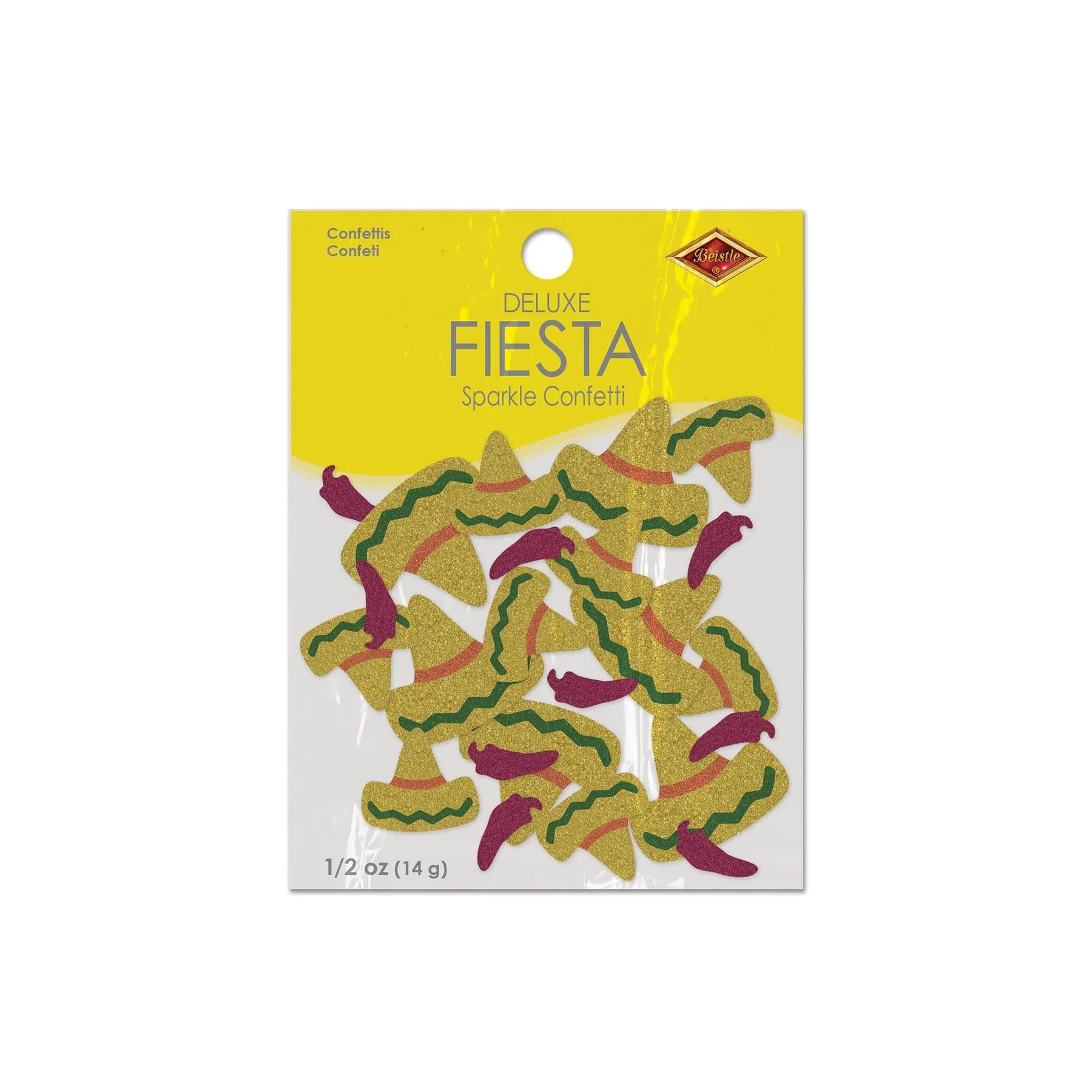 Fiesta Deluxe Sparkle Confetti (0.5 Oz per Package)