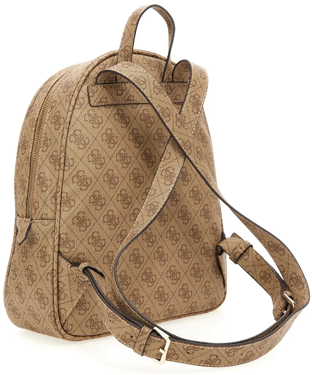 Guess Eco Elements Backpack In Lattee For Women
