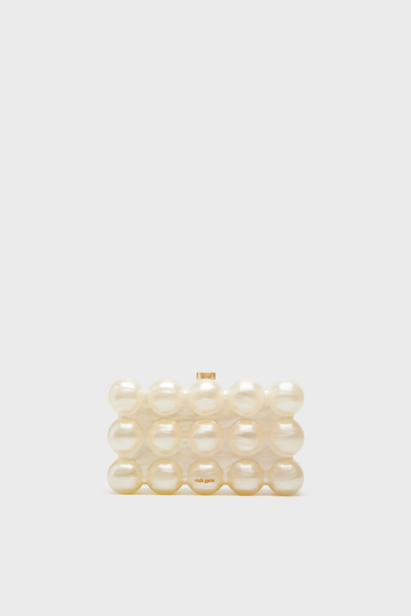 Ivory Bubble Clutch