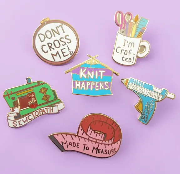 Jubly Umph Lapel Pin • Knit Happens