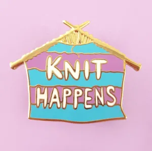 Jubly Umph Lapel Pin • Knit Happens