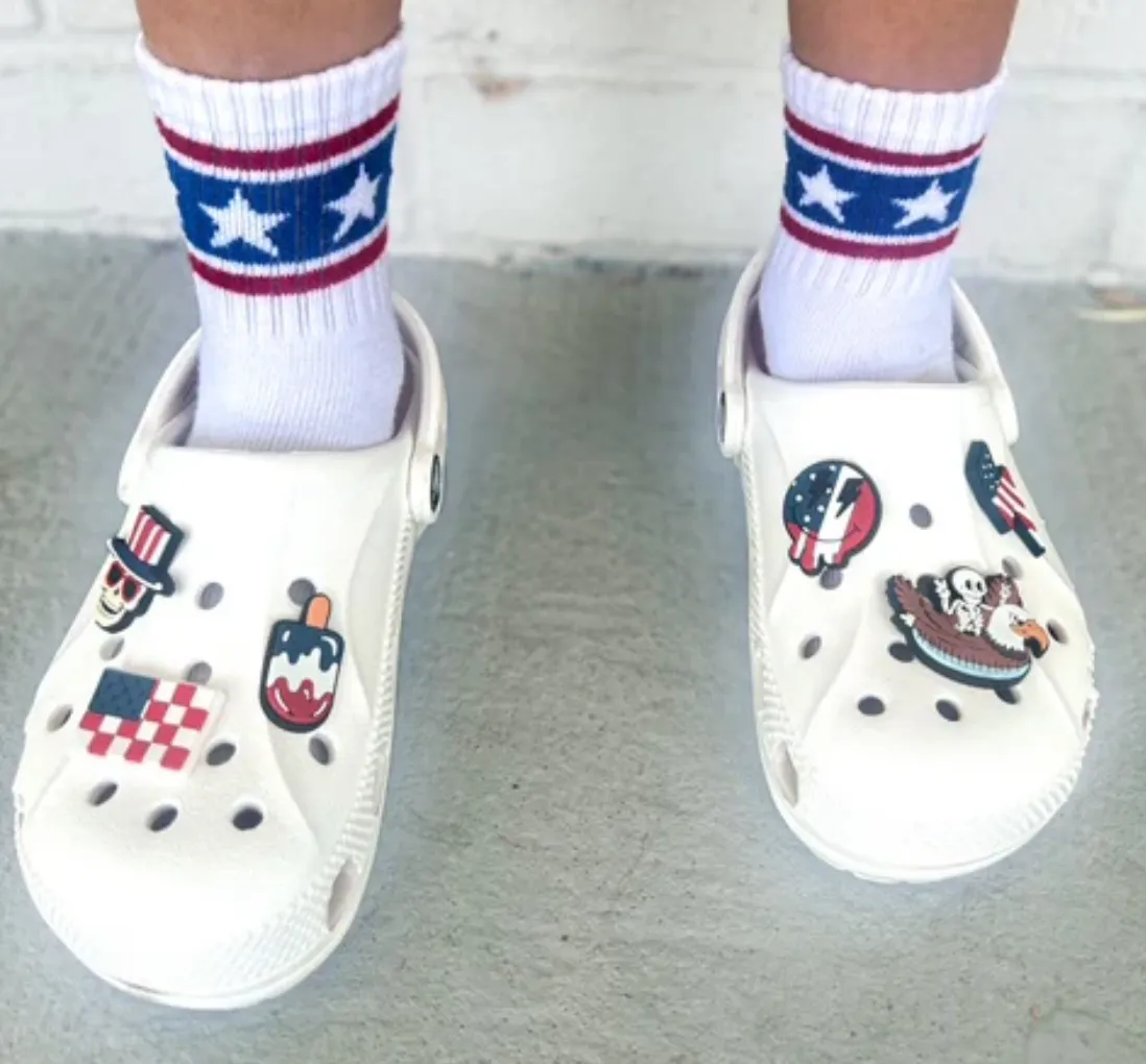 Kickin It Up - America Shoe Charms (6 charms)