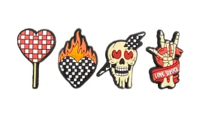 Kickin It Up - Heart Breaker Shoe Charms (4 charms)