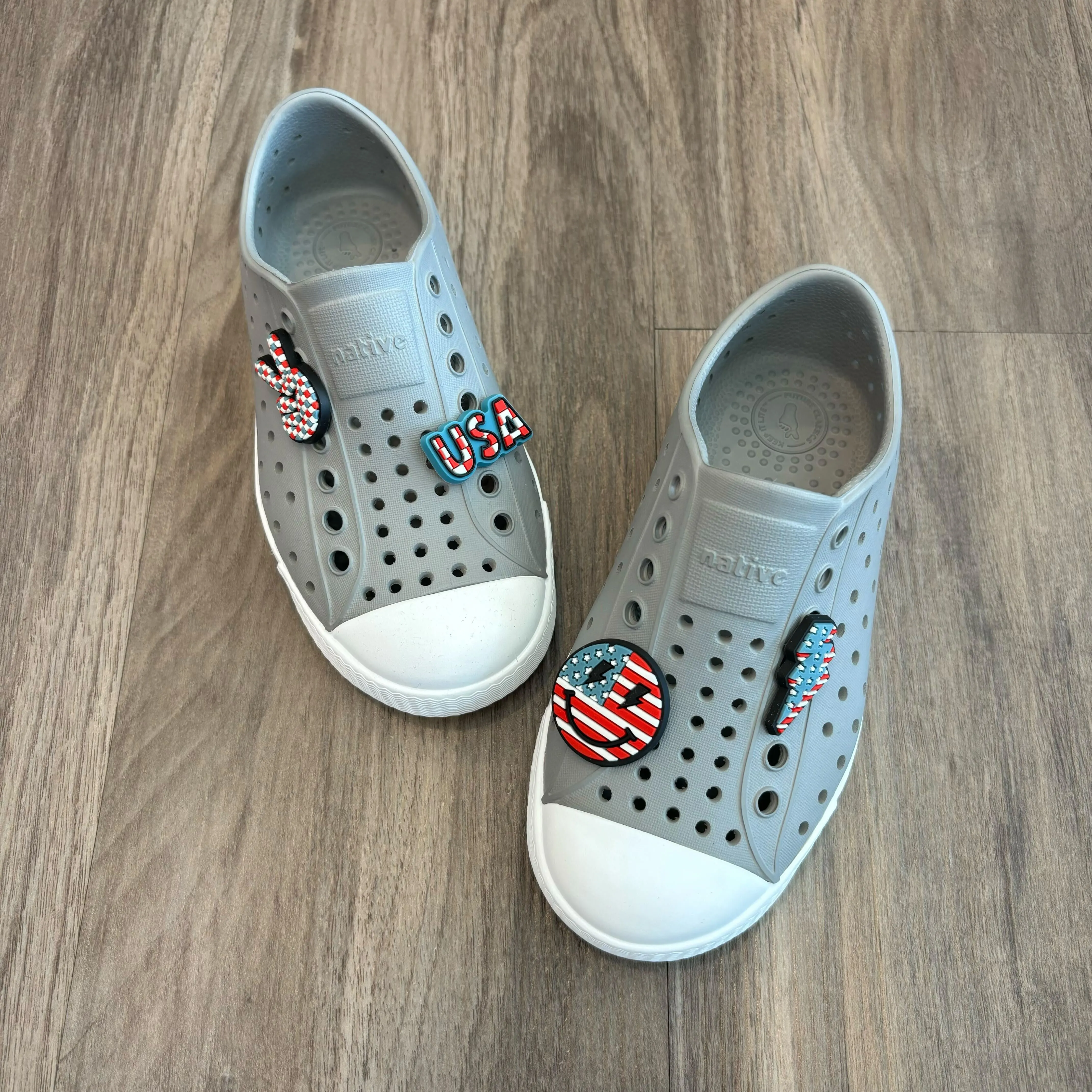 Kickin It Up - Patriotic Shoe Charms