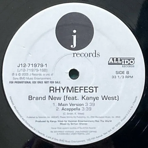 RHYMEFEST / BRAND NEW