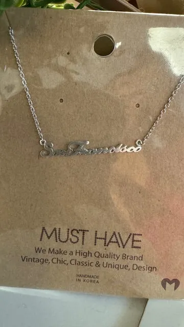 San Francisco Charm Necklace